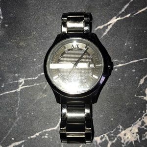 Armani AX2104 Watch - Black (ALL Stainless Steel)